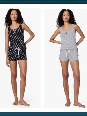 Calvin Klein Women's Tank Top and Boxer Short Pajama Set. Small